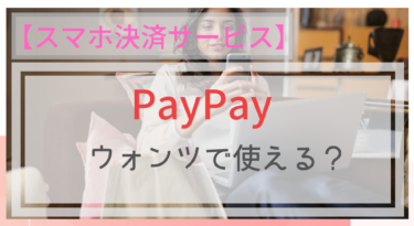 【スマホ決済】PayPay(ペイぺイ）はウォンツで使える？ポイントは？