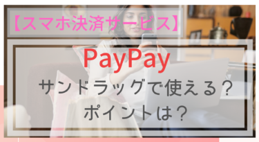 【スマホ決済】PayPay（ペイペイ）はサンドラッグで使える？